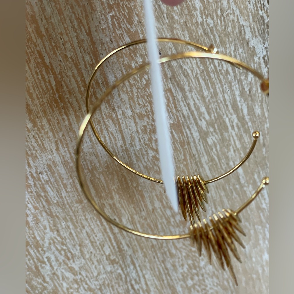 NWT Gorjana Nora fan earrings. - Picture 9 of 10